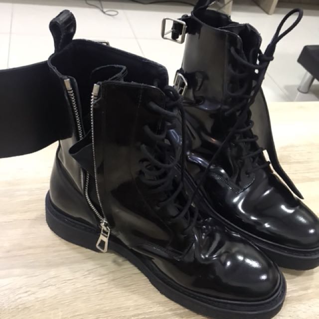 Balmain x H&M Boots, Men's Fashion, Boots on Carousell