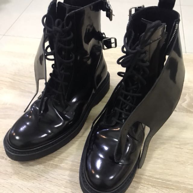 Balmain x H&M Boots, Men's Fashion, Boots on Carousell