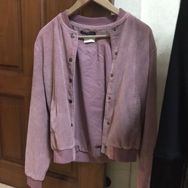Brandy melville pink corduroy jacket clearance