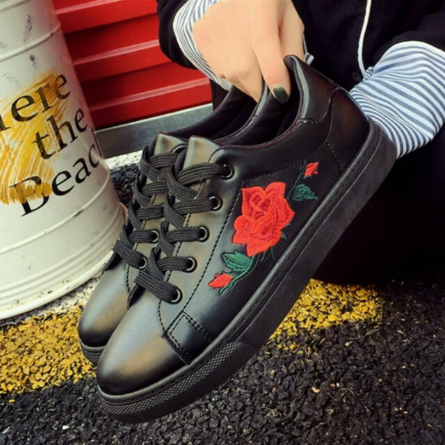 black rose shoes