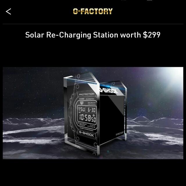 Brand New Original CASIO G SHOCK Solar Charging Station Mobile Phones Gadgets Wearables Smart Watches on Carousell