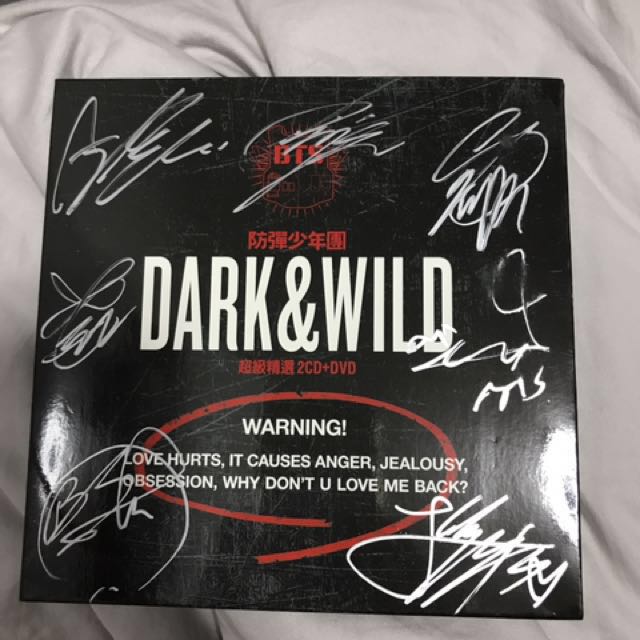Bts Signed Taiwan Version Dark And Wild Album Entertainment K Wave On Carousell