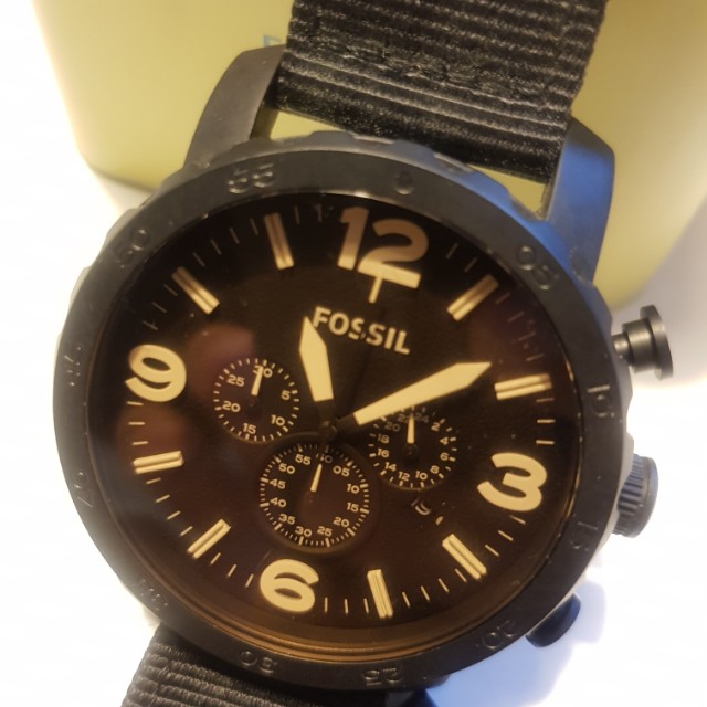 Fossil oversized sales men's watch