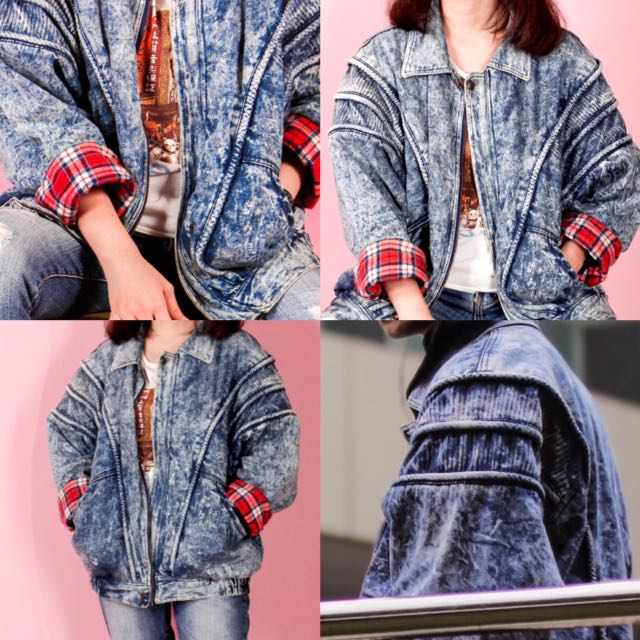81 Jaket Jeans Model Bomber Terbaru