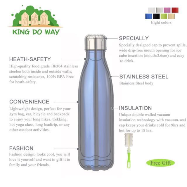 King do hot sale way water bottle