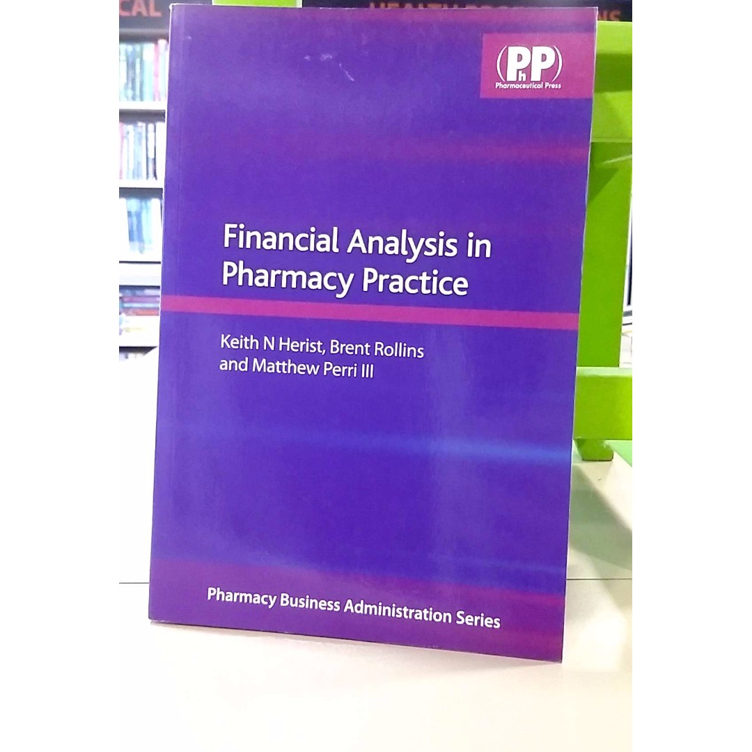 Medical Book - Financial Analysis in Pharmacy Practice by ...