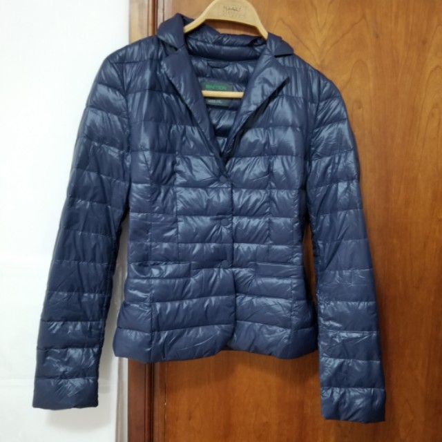 benetton soft light down jacket