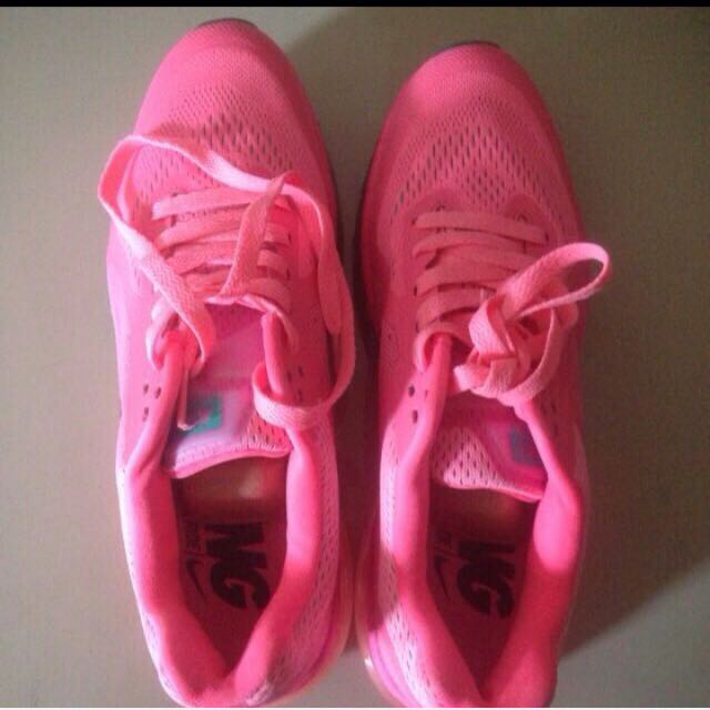 NIKE Air Max 2014 Pink Blue Light Fesyen Wanita Sepatu di Carousell