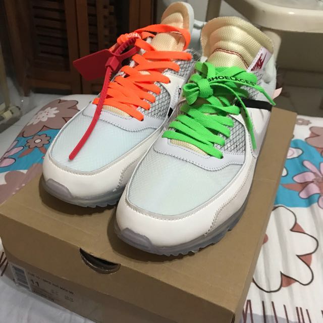 off white air max 90 shoelaces