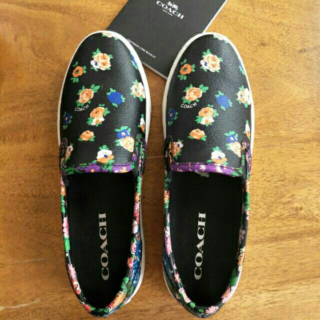 coach tea rose shoes