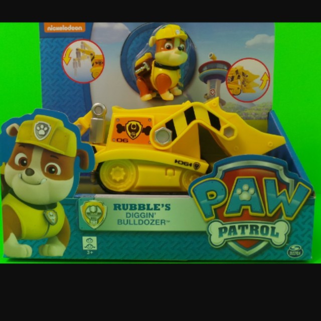 Patrol Rubble Diggin Bulldozer, & Toys, Toys & on Carousell
