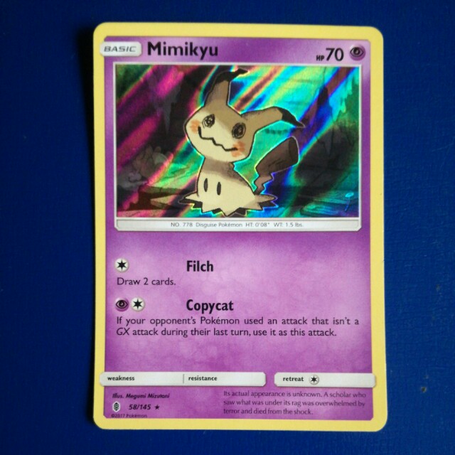 Mimikyu Sun Moon Cosmic Eclipse Pokemon Trollandtoad
