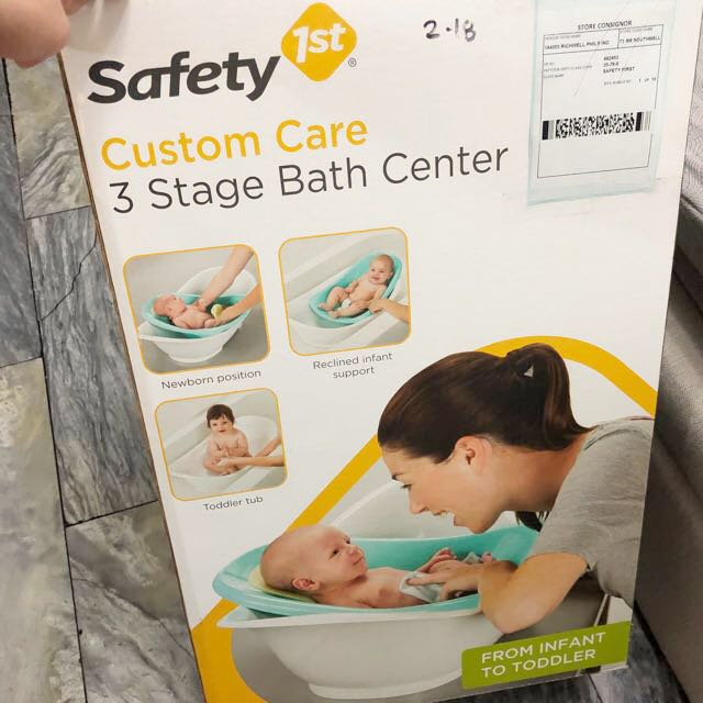 Safety First 3 Stage Bath Center, Safety 1st Bathtub Newborn To Toddler
