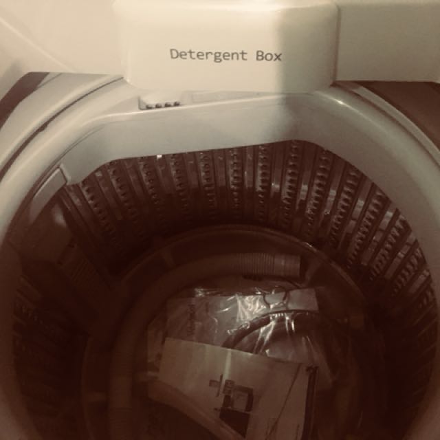 Whirlpool LSP680GR FULLY AUTOMATIC WASHER 6.8KG (Gray) black panel, TV