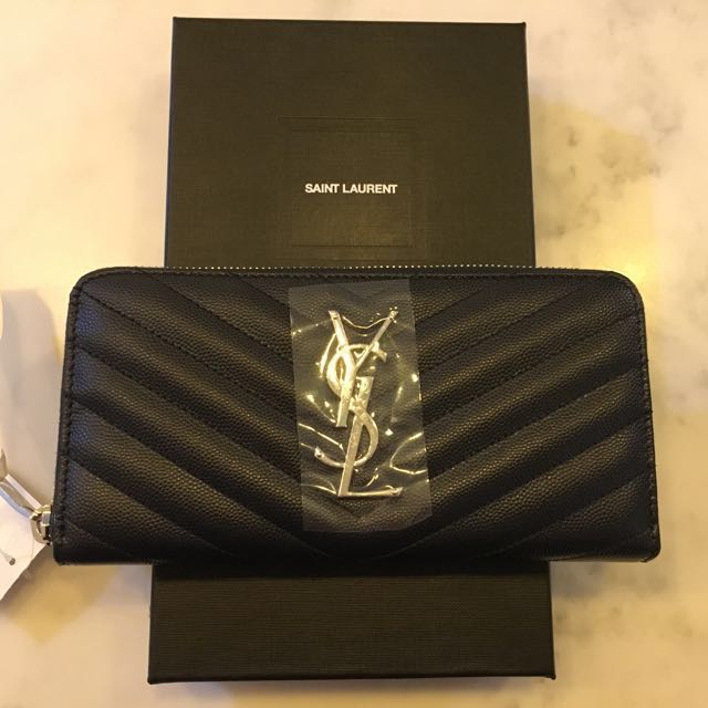 YSL Long Wallet, Luxury, Bags & Wallets on Carousell