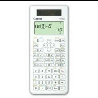 Kalkulator Canon  F 718SA Putih Nego
