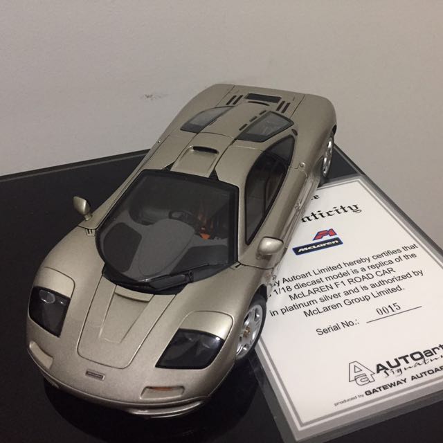 mclaren f1 1 18 autoart