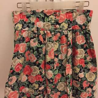 mini skirt  floral