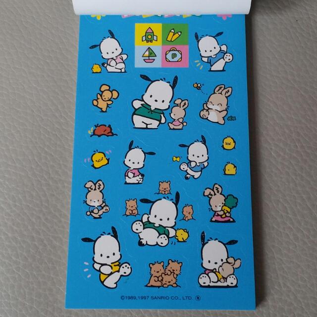97年 Pochacco PC狗日本製 紙公仔 Paper Doll Sanrio 連Sticker 貼紙, 興趣及遊戲, 收藏品及紀念品 ...