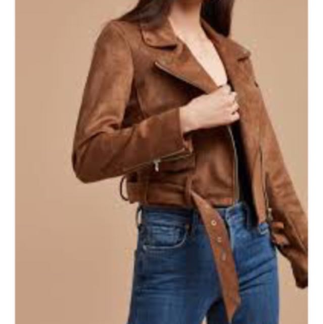 Aritzia Taula Morton Jacket Vegan Suede Women s Fashion Clothes on Carousell