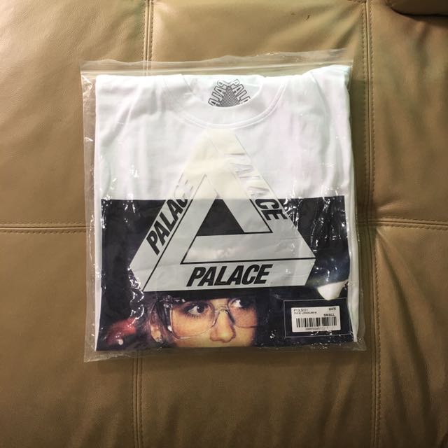 Authentic Palace Skateboards POW LS Tee White