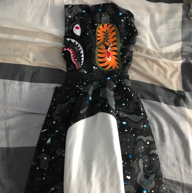 Bape space camo varsity jacket sale