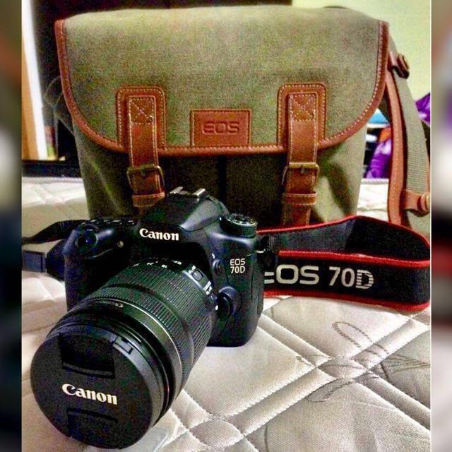 Canon Eos 70d Ef S 18 135 Is Stm Kit Body And Lens Price Reduced Photography On Carousell