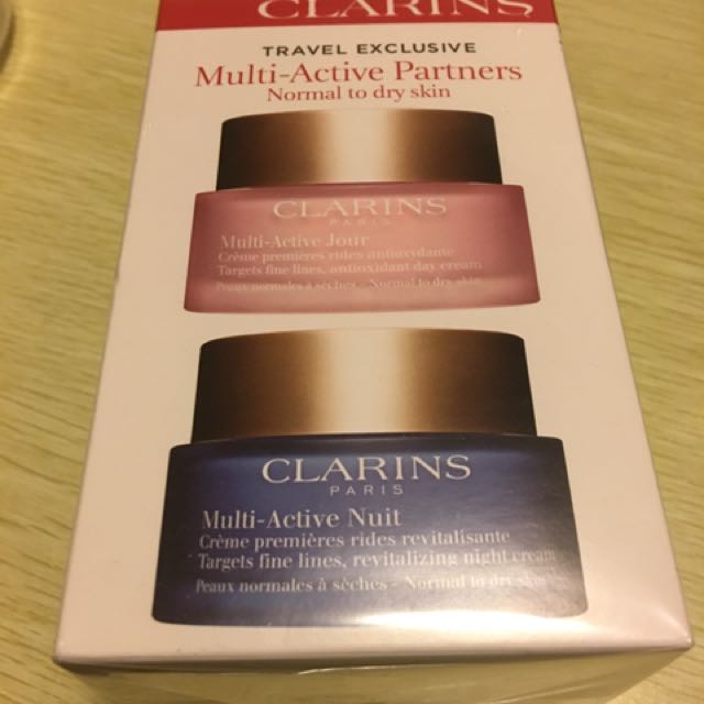 clarins multi active partners