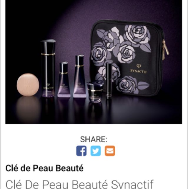 clé de peau SYNACTIF トライアルセット 6点 clé de peau BEAUTÉ