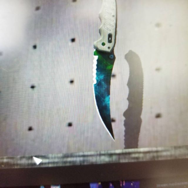 Csgo Flip Knife Gamma Doppler Toys Games Video Gaming Gaming Accessories On Carousell - roblox fe knife