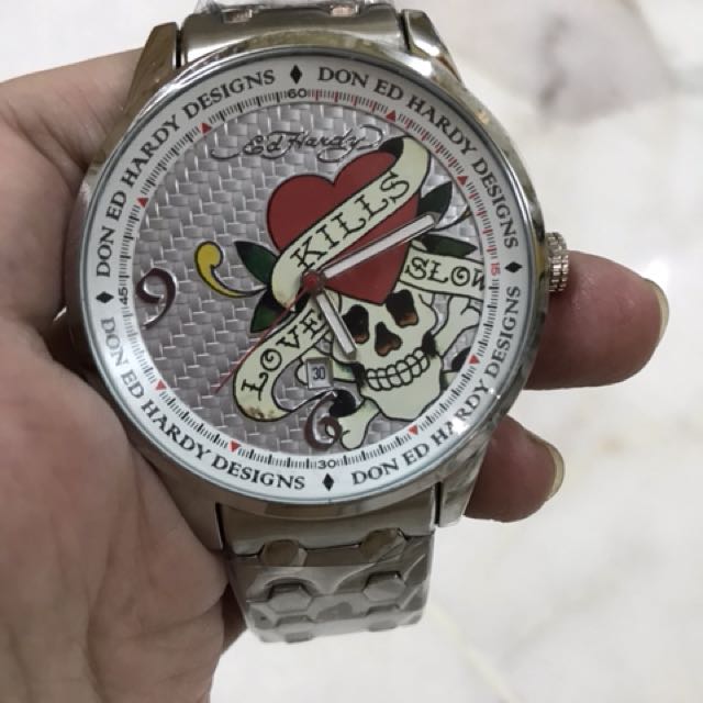Ed hardy love kills slowly 2025 watch