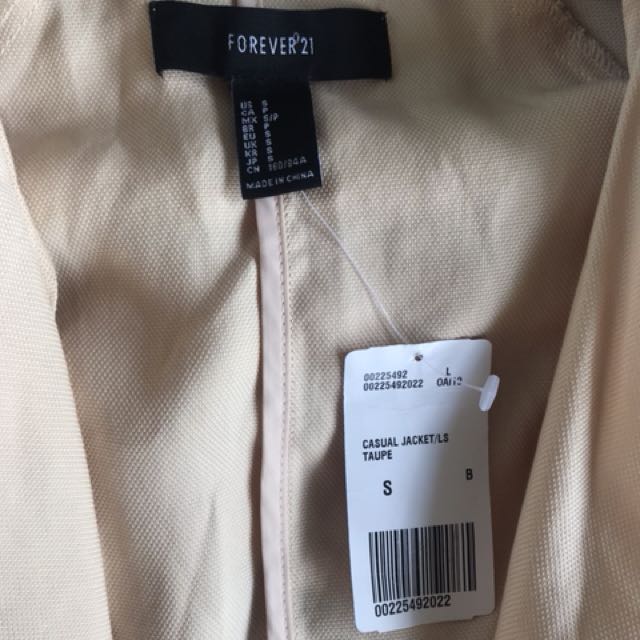 Forever 21 Premium Label Taupe Trench Coat, Women's Fashion ...