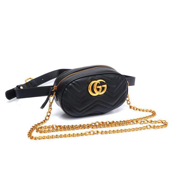 gucci belt bag chain