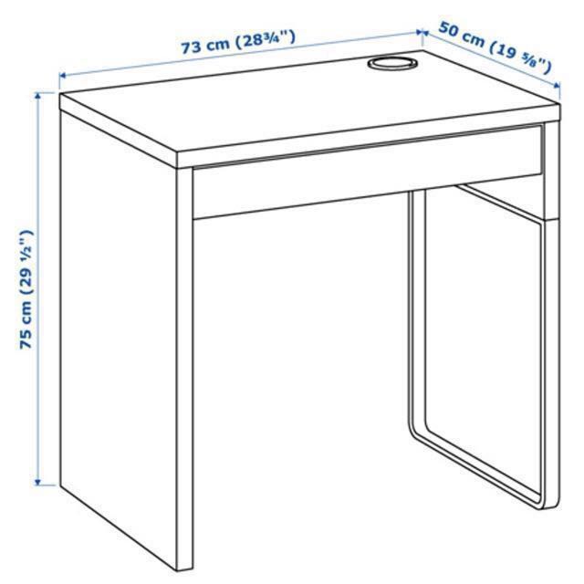 Ikea Micke Desk White 73x50 Cm Furniture Tables Chairs On Ikea Micke Desk White 73x50 Cm Furniture Tables Chairs On Carou