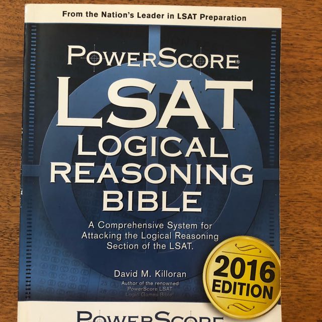 Lsat Powerscore Logical Reasoning Bible 2016 Edition Textbooks