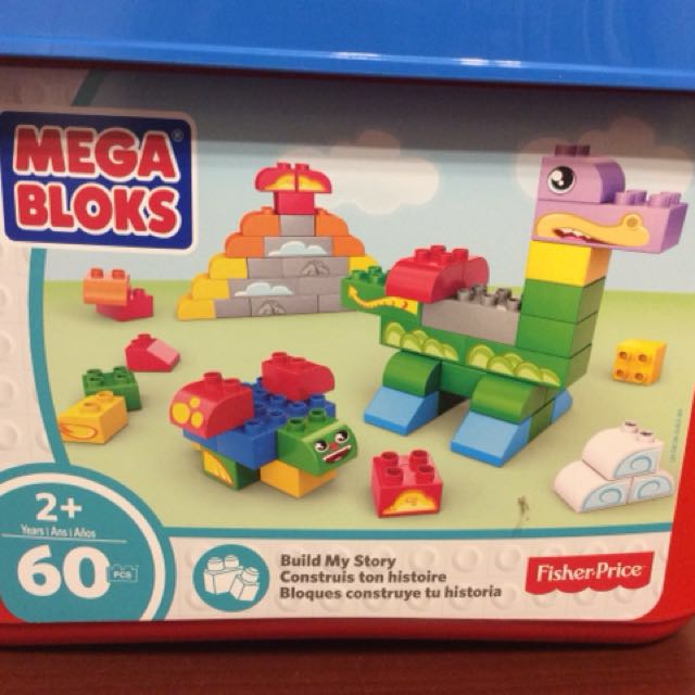 Mega Bloks Build a Story Small Tub Classic Building Blocks Building Kit 