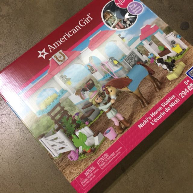 Mega construx american girl nicki's sales horse stables