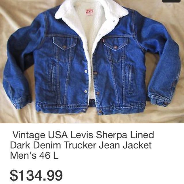 fully lined sherpa denim jacket