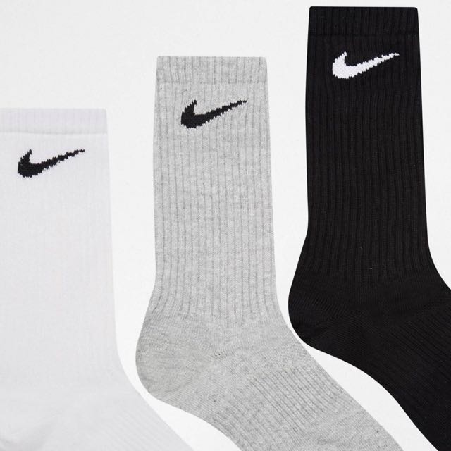 Nike Swoosh Premium 3 Pack Crew Socks 