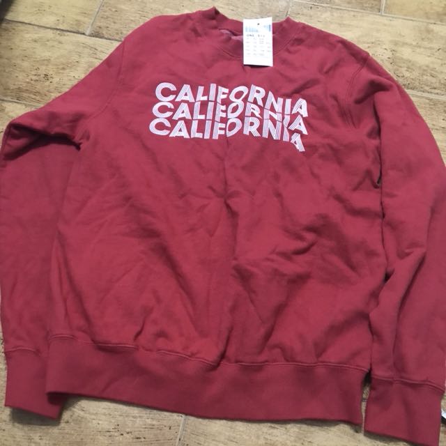 brandy melville red sweatshirt