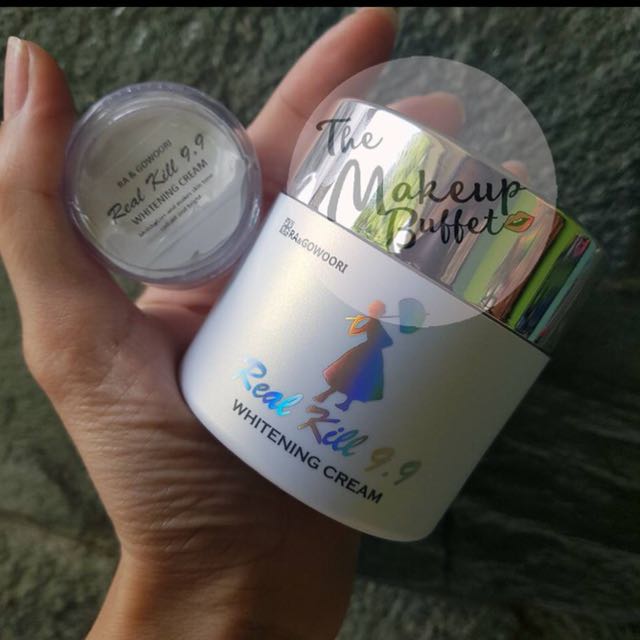 Real Kill Whitening Cream- Takal (Category: Oral Care) located in Mandaluyong City. Submitted by eychzetera (Listing ID 140375538, Image 3). Description: Bought this from The Makeup Buffet for P120 10 grams ( takal ) This cream has instant whitening effect. Can be use as a make up based. RFS - I still have a lot of skincare and I cannot use this for now. #flymetosg .