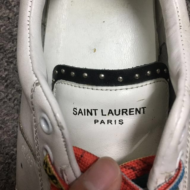 Saint Laurent Paris SLP YSL White Sneakers Court Classic Surf SL37