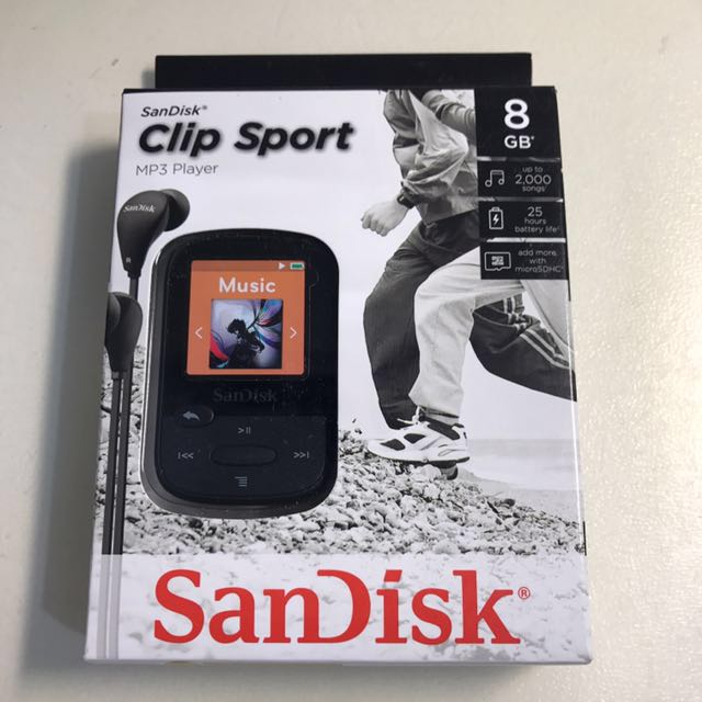 Sandisk Sansa Clip Sport MP3 Player 8gb, Electronics, Audio on Carousell