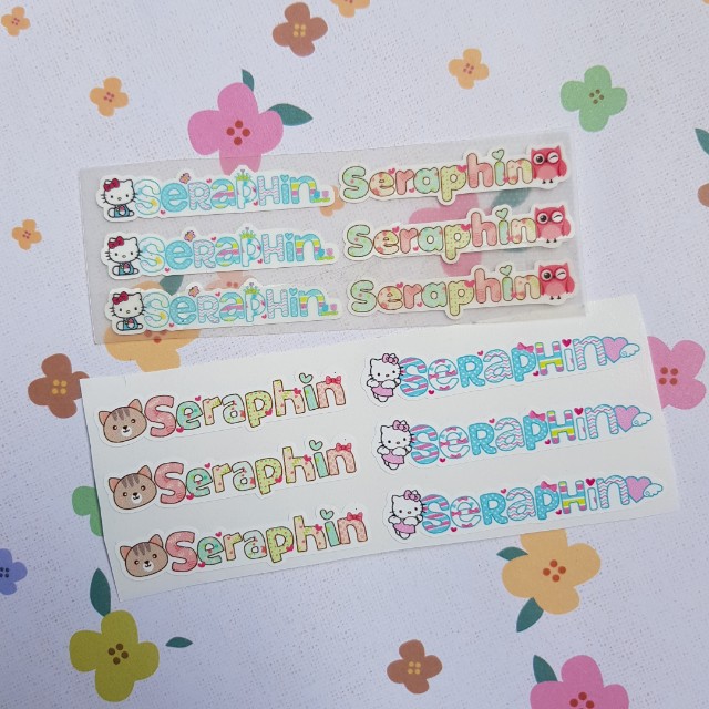 Stickers Sticker Label Name Label Birthday Iron On