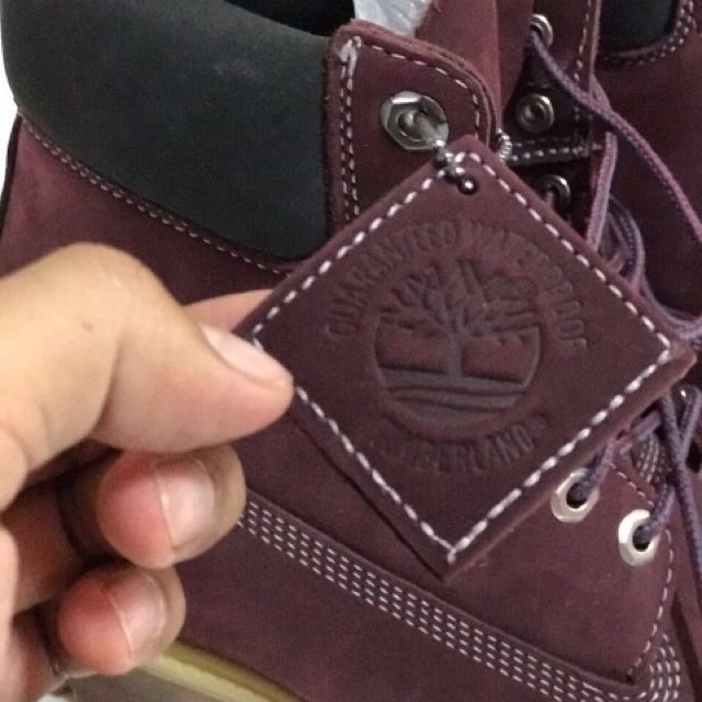 timberlands maroon