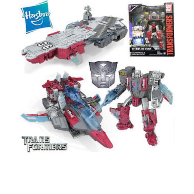 Transformers Broadside Blunderbuss Titans Return aircraft carrier plane