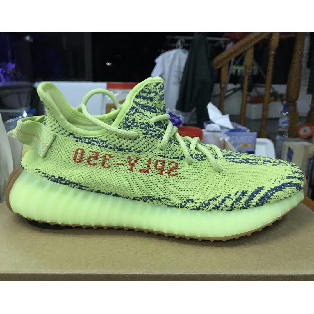 adidas yeezy boost 350 v2 semi frozen yellow & raw steel adidas yeezy boost 350 v2 semi frozen yellow & raw steel