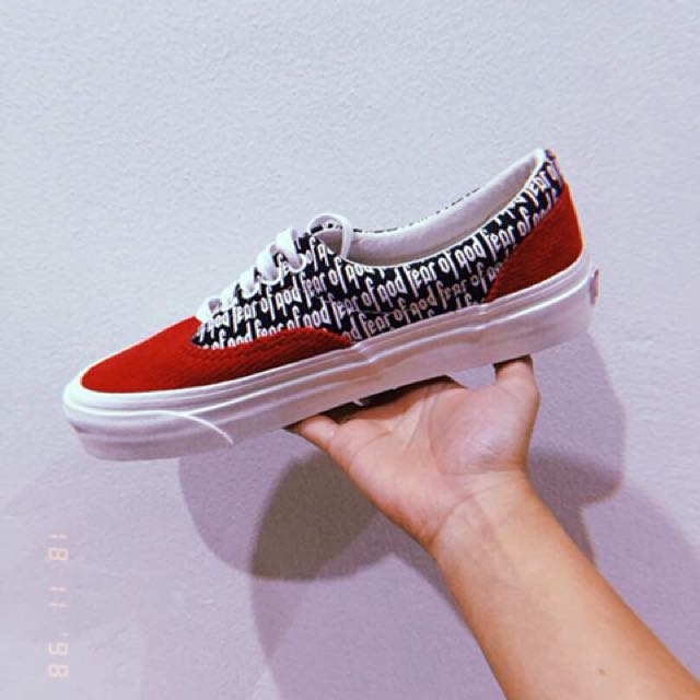 vans new era red