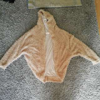 Fur jacket size M