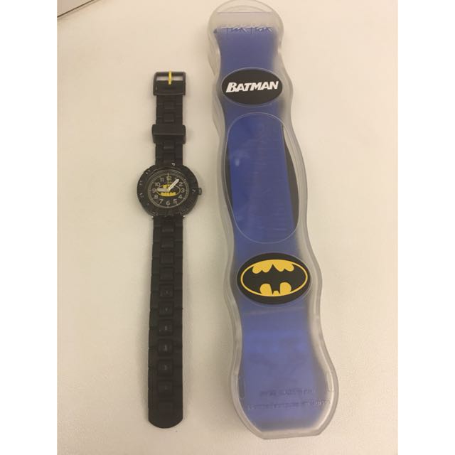 Batman FlikFlak Swatch Babies Kids Babies Kids Fashion on